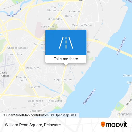 William Penn Square map