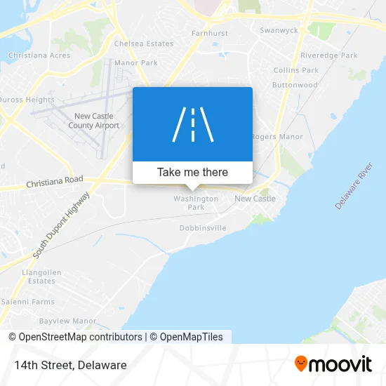 14th Street map
