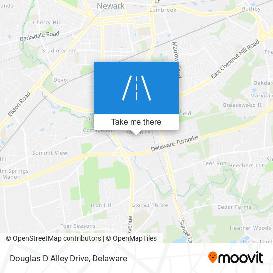 Douglas D Alley Drive map