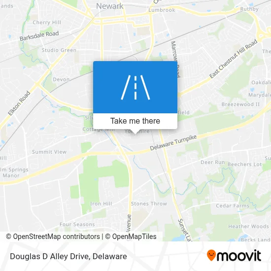 Douglas D Alley Drive map