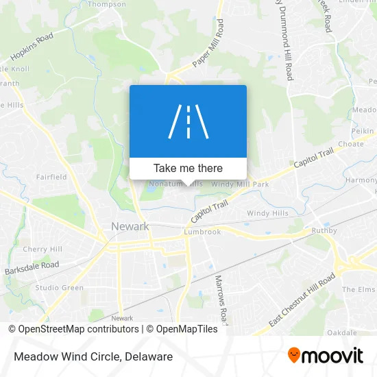 Meadow Wind Circle map