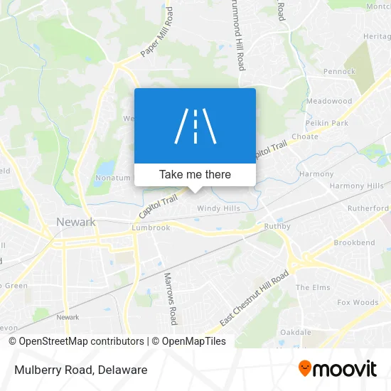 Mulberry Road map