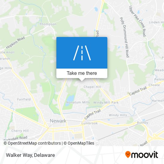 Mapa de Walker Way