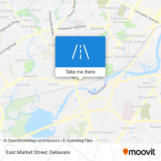 Mapa de East Market Street