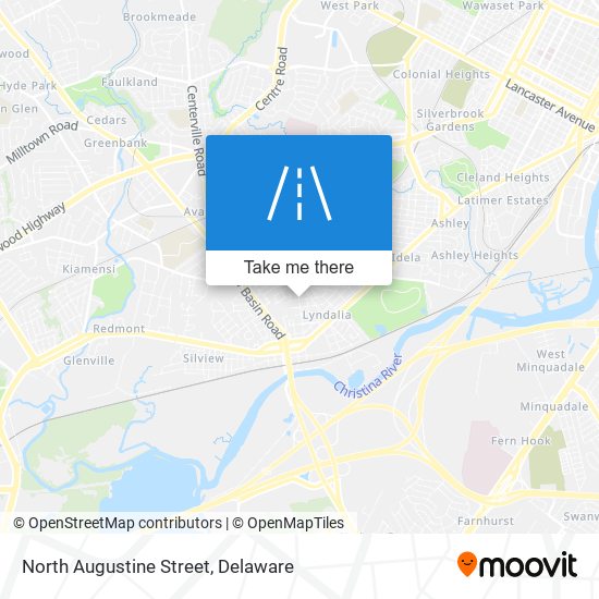 North Augustine Street map