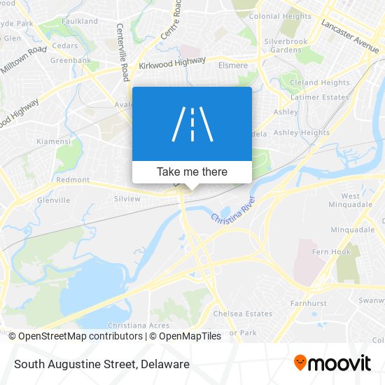 South Augustine Street map