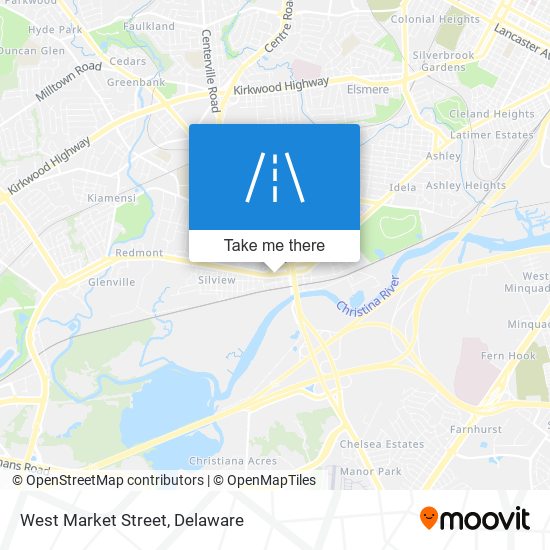 Mapa de West Market Street