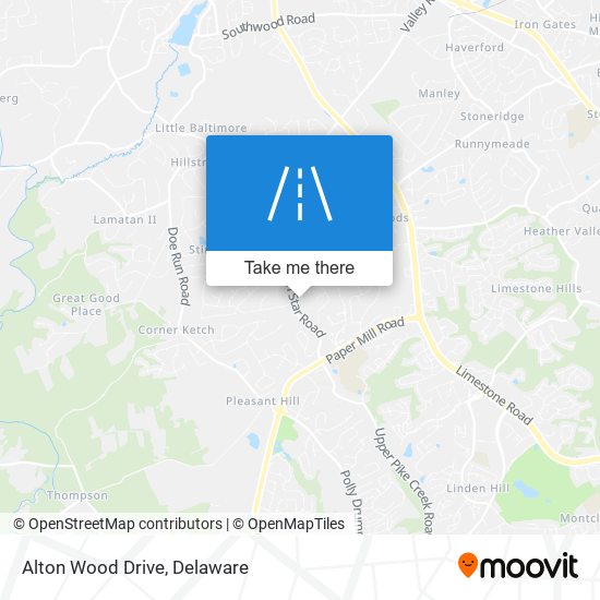 Alton Wood Drive map