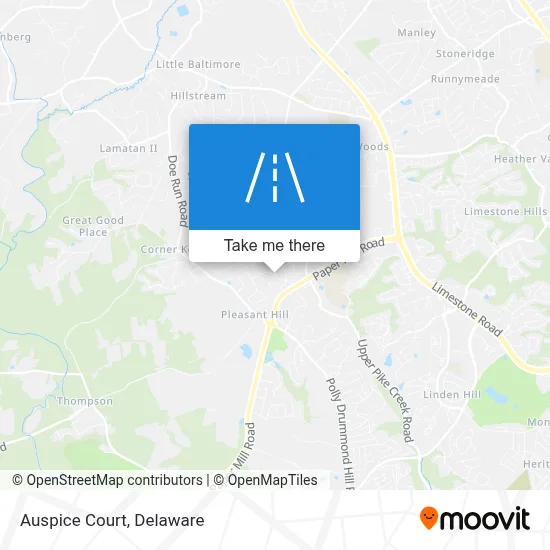 Auspice Court map