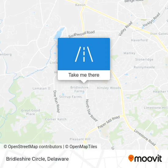 Bridleshire Circle map
