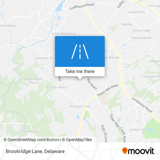 Mapa de Brookridge Lane