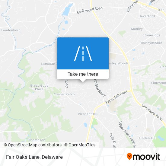 Mapa de Fair Oaks Lane