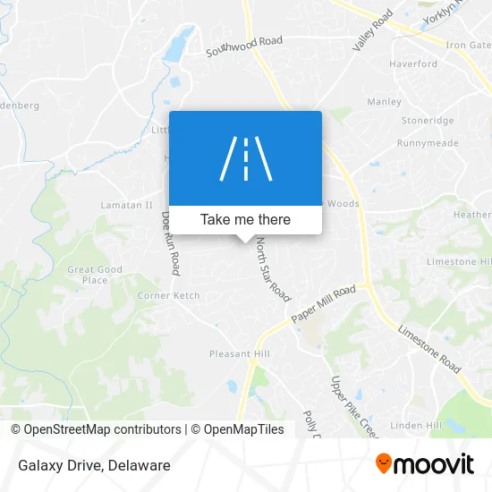 Galaxy Drive map