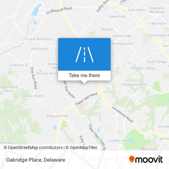 Mapa de Oakridge Place
