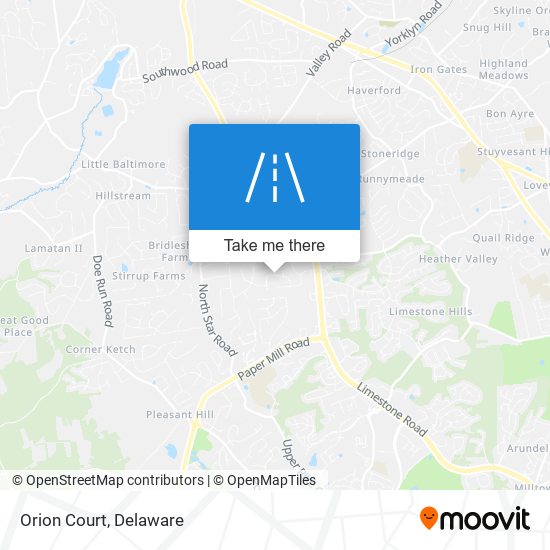Mapa de Orion Court