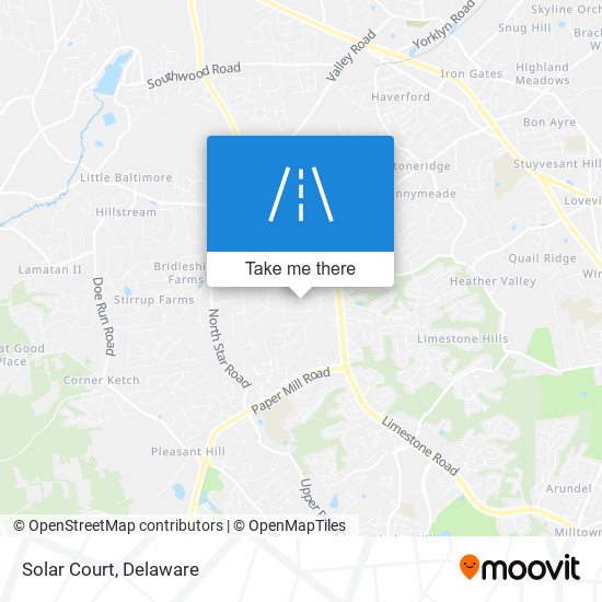 Mapa de Solar Court