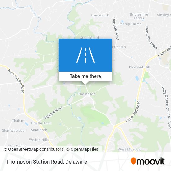 Mapa de Thompson Station Road