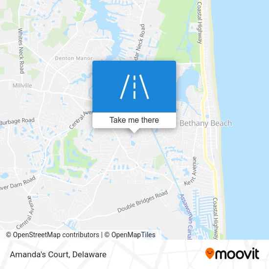 Amanda's Court map