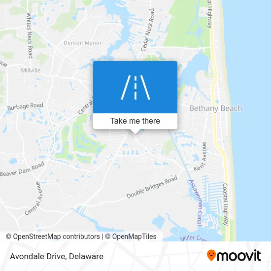 Avondale Drive map