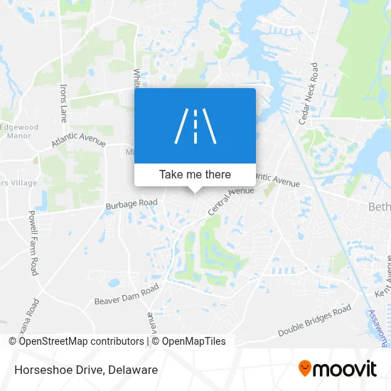 Horseshoe Drive map