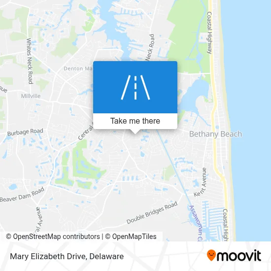 Mary Elizabeth Drive map