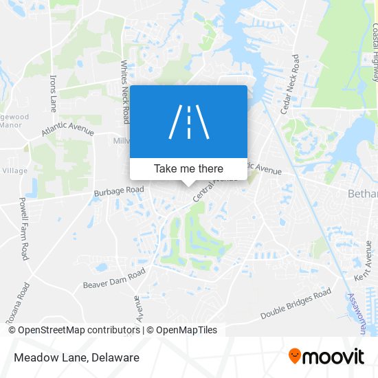 Mapa de Meadow Lane