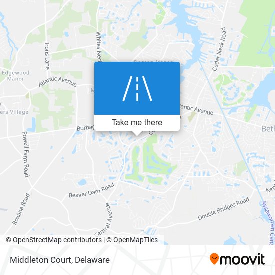 Mapa de Middleton Court