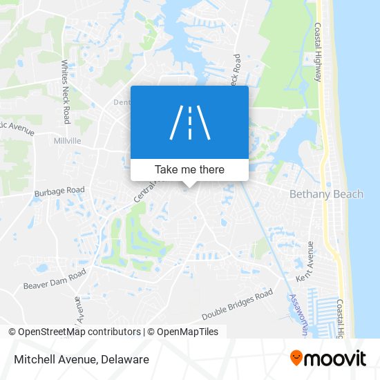 Mapa de Mitchell Avenue