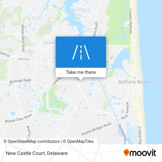 New Castle Court map