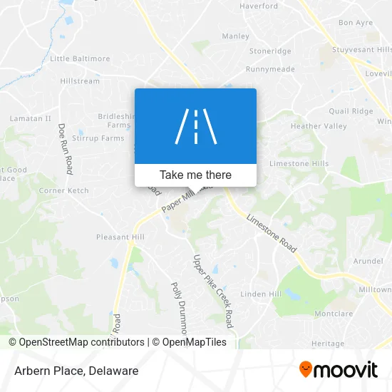 Arbern Place map