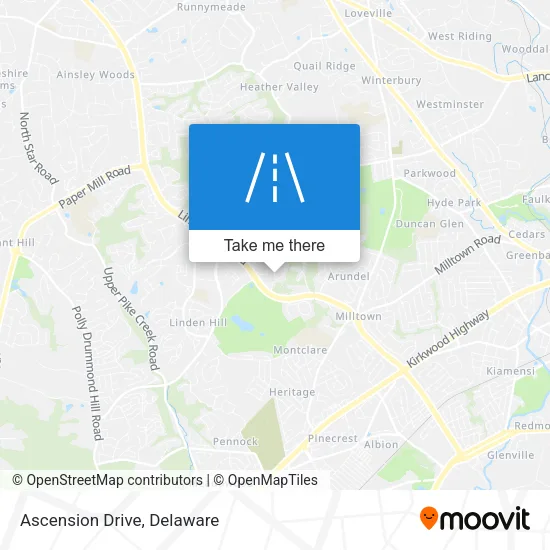 Ascension Drive map