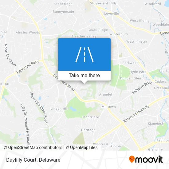 Daylilly Court map