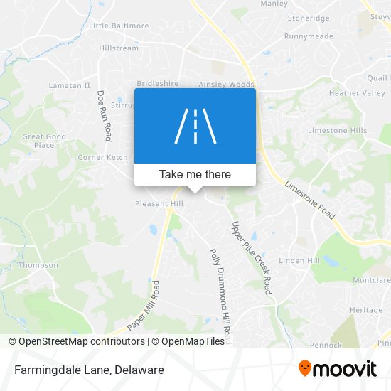 Farmingdale Lane map