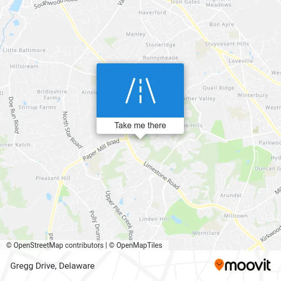 Gregg Drive map