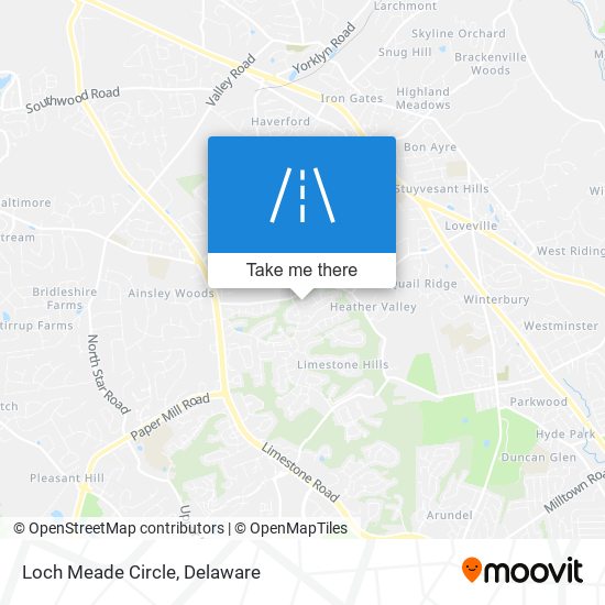 Loch Meade Circle map