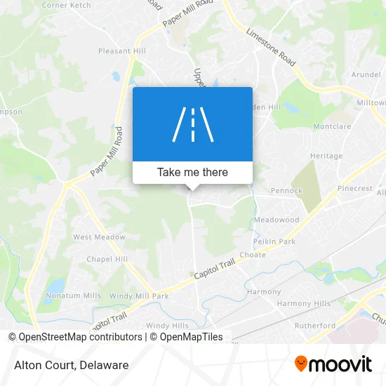 Alton Court map