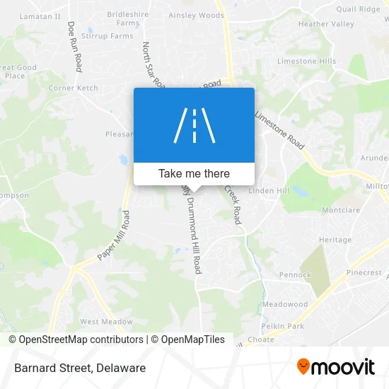 Barnard Street map