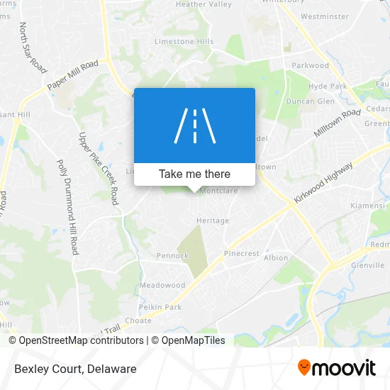 Bexley Court map