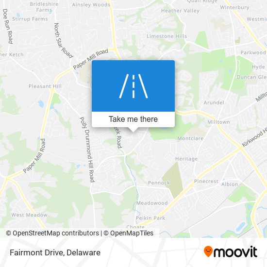 Mapa de Fairmont Drive