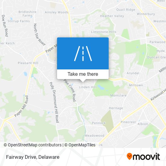 Fairway Drive map