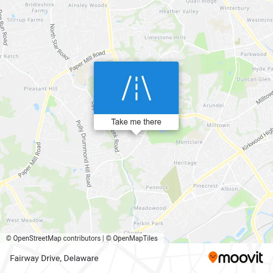 Fairway Drive map