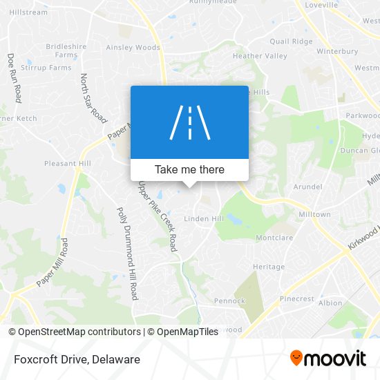 Foxcroft Drive map