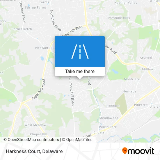 Harkness Court map