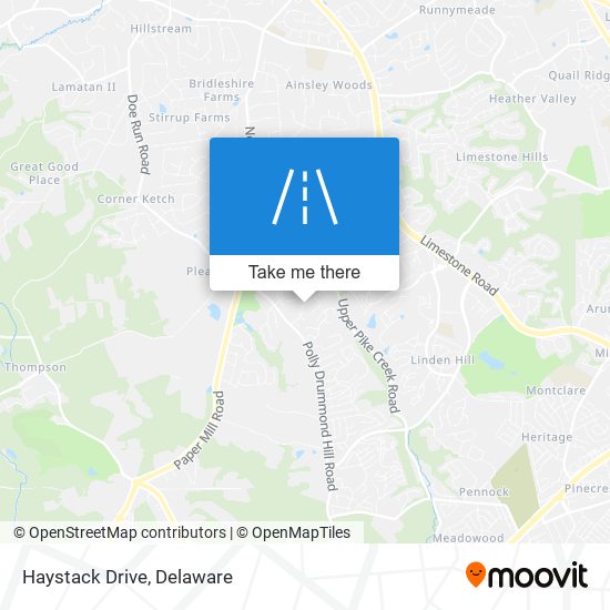 Mapa de Haystack Drive