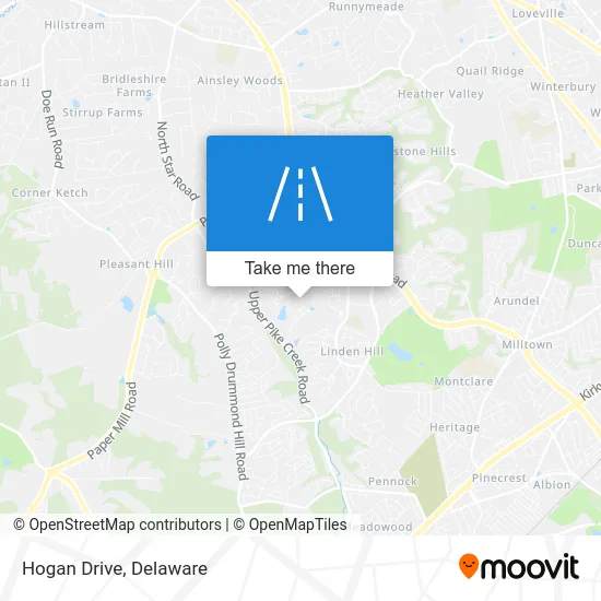 Hogan Drive map