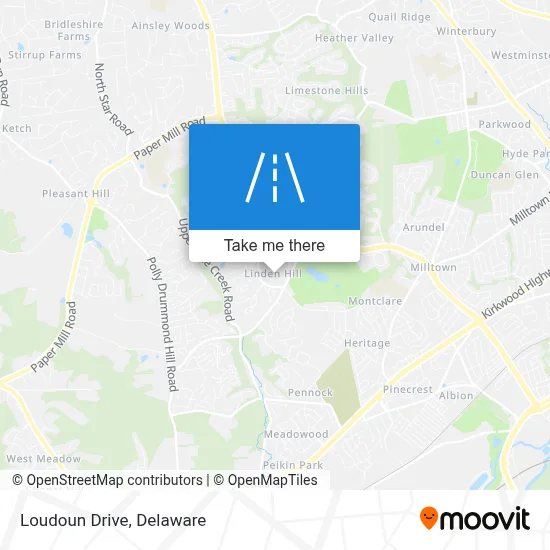 Loudoun Drive map