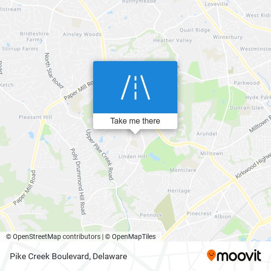 Mapa de Pike Creek Boulevard