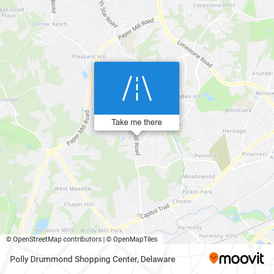 Mapa de Polly Drummond Shopping Center