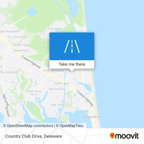 Country Club Drive map