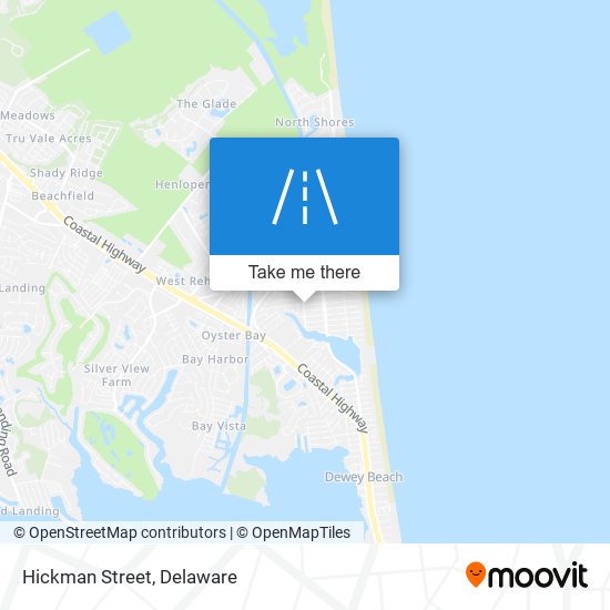 Hickman Street map